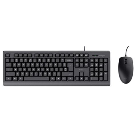 Set tastiera e mouse a filo Trust Primo nero 23971