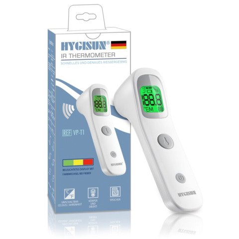 Termometro digitale a infrarossi senza contatto Hygisun bianco VP-T1