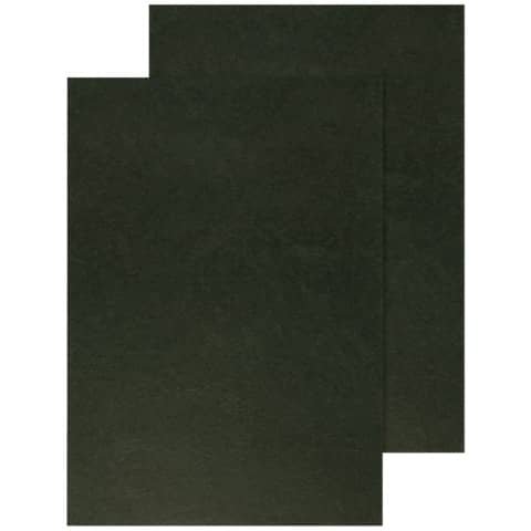Copertina per rilegatura Q-Connect A4 250 g/mq nero goffrato conf. 100 pezzi – KF00501