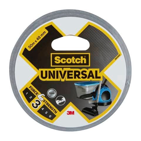Nastro adesivo extra resistente Scotch® Extremium Universal 48 mm x 25 m – argento – 29044825S