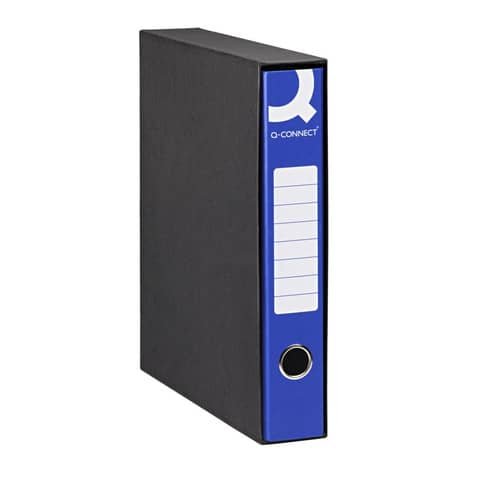 Registratore commerciale con custodia Q-Connect dorso 5 cm – 28,5×31,3 cm – blu RQ-CON-U5BL