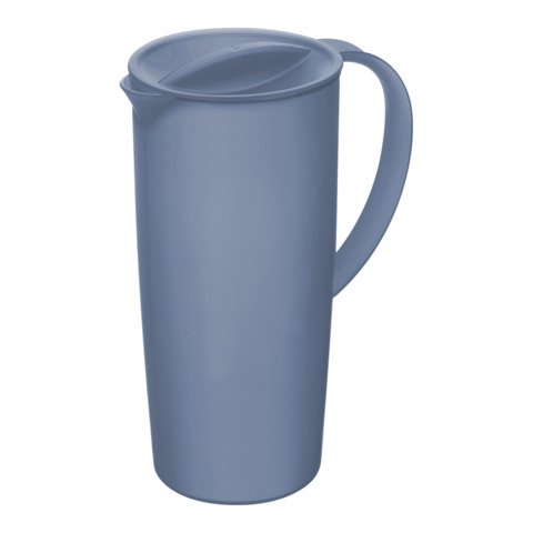 Caraffa Rotho Caruba in plastica PP blu con coperchio 1,2 L – F707058