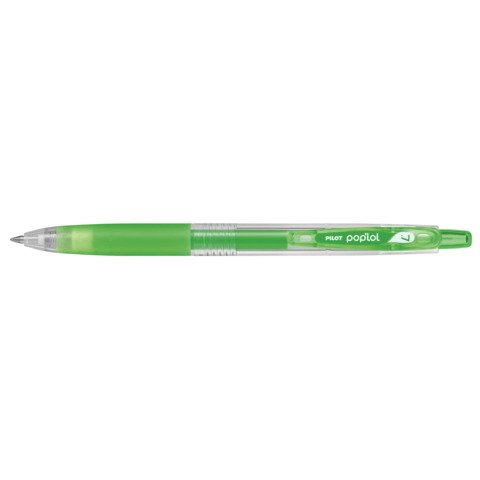Penna gel a scatto Pilot Pop Lol punta 0,7 mm Neon Green 001823