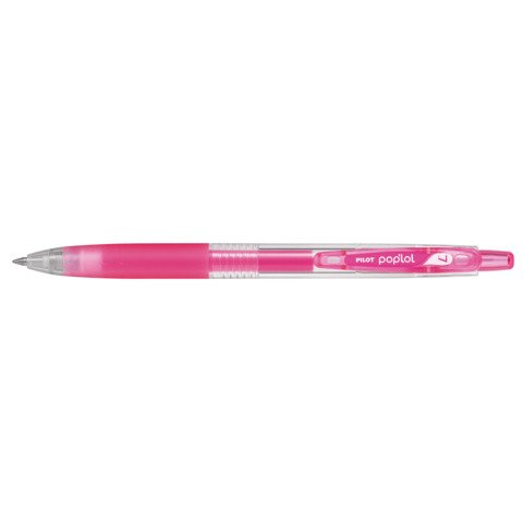 Penna gel a scatto Pilot Pop Lol punta 0,7 mm Neon Pink 001820
