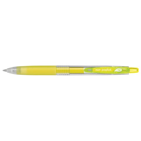 Penna gel a scatto Pilot Pop Lol punta 0,7 mm Neon Yellow 001822