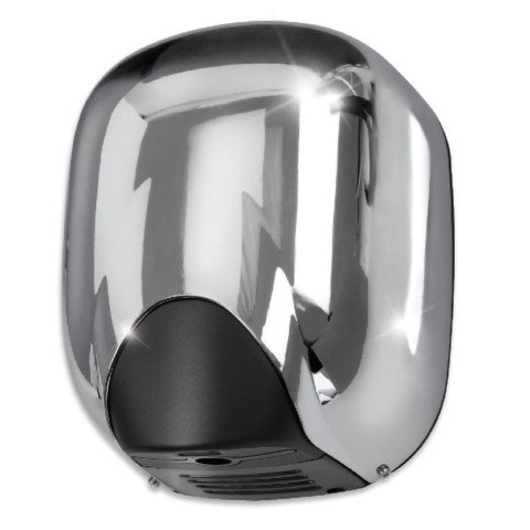 Asciugamani elettrici con resistenza a lama d’aria Medial Zefiro hot 221x157x285mm alluminio cromato – 704336