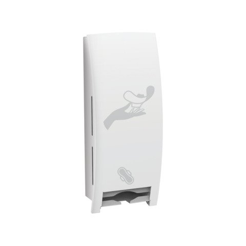 Dispenser porta assorbenti per l’igiene femminile Medial Milady bianco 170x135x415mm – 789101