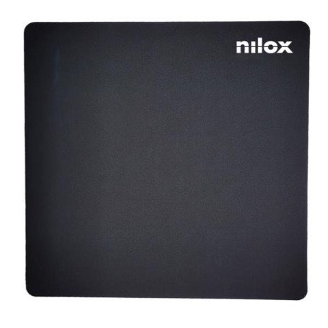 Tappetino per mouse Nilox Tech 24x24x0,2 cm nero NXMP011