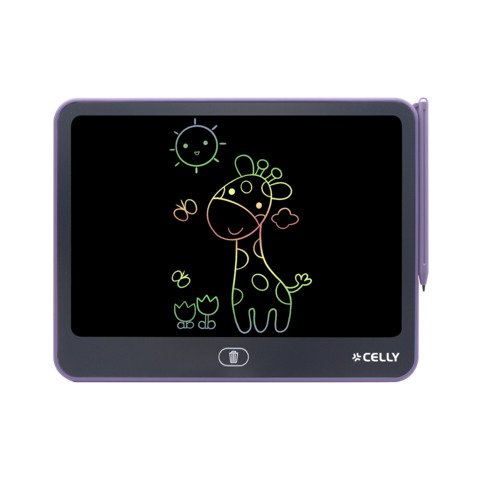 Lavagna multifunzione per bambini Celly KidsBoard pennino incluso – colore lilla KIDSBOARDPK