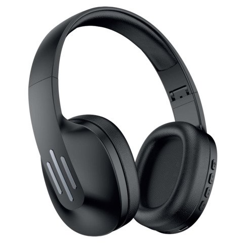 Cuffie stereo wireless on-ear Nixon Sonicwave con microfono e controllo remoto integrato – colore nero –