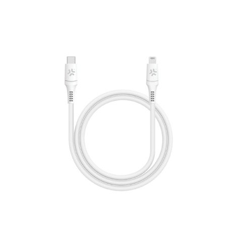 Cavo USB-C / Lightning in PVC Celly Pro Compact 2 60W 1 m – bianco PC2USBCLIGHTWH