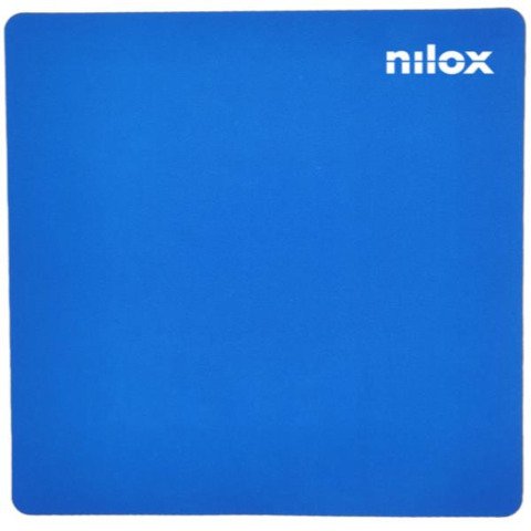 Tappetino per mouse Nilox Tech 24x24x0,2 cm blu NXMP012