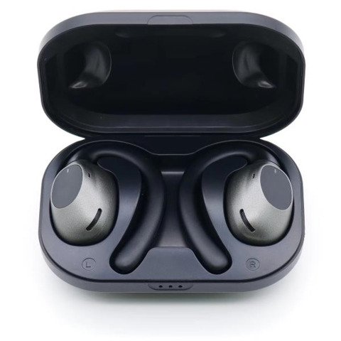 Auricolari sportivi Nilox Runbeat true wireless ENC con archetto ergonomico – colore nero – NXTWRUNBEATOR