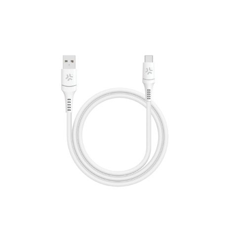 Cavo USB-A / USB-C in PVC Celly Pro Compact 2 15W 1 m – bianco PC2USBUSBCWH