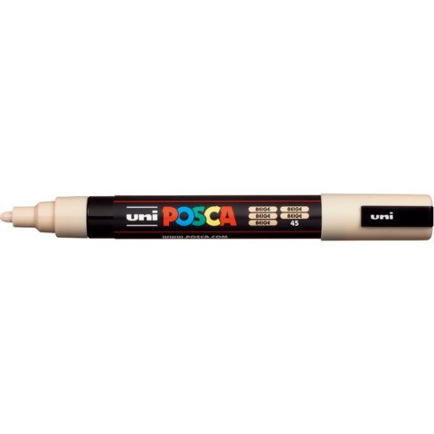 Marcatore a tempera POSCA Uni-Ball punta tonda 1,8-2,5 mm beige M PC5M BG