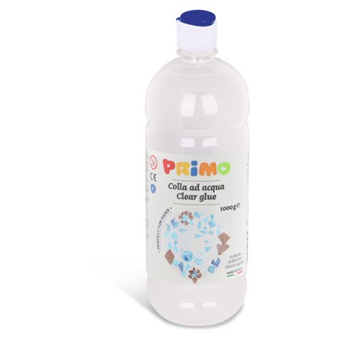 Colla ad acqua Primo trasparente bottiglia 1000 ml con tappo dosatore – 303CA1000