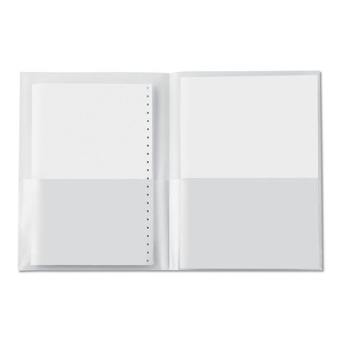 Caretellina Sei Rota Poli 300 in PP opaco – A4 – con tasche – conf. 5 pz – 21×29,7 cm – 662331