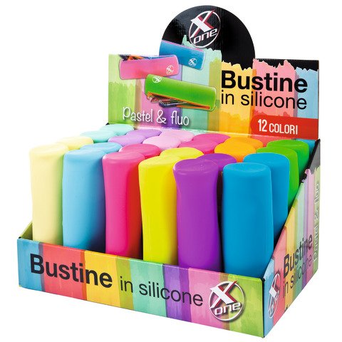 Espositore 24 ovalini X-One colori assortiti silicone – 32NIK175