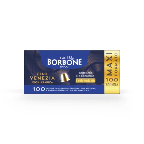 Capsule compatibili Nespresso® Caffè Borbone Ciao Venezia miscela 100% arabica – conf. 100 pz – REBCIAOVENEZIA
