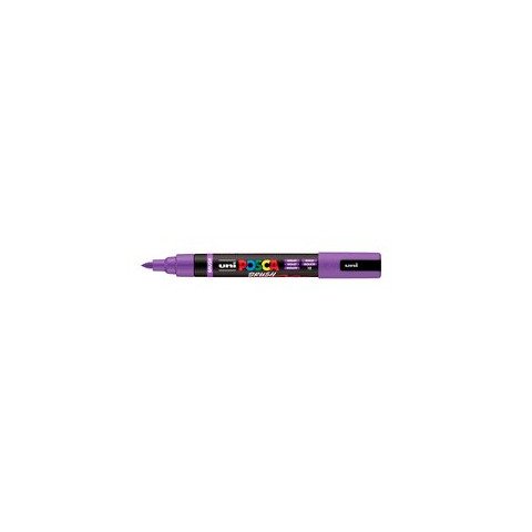 Marcatore a tempera Uni Posca con punta a pennello semi-flessibile 1-4 mm viola M PC5BR VI