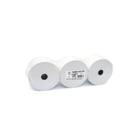 Rotol termici per aree di servizio Rotolificio Pugliese BPA FREE 60 mm Ø100 mm f. 18 mm 80 g/m² – conf. 3 pz
