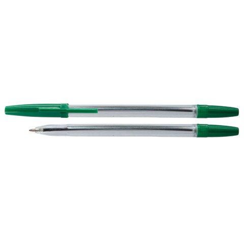 Penna a sfera Office Product – punta 1,0 mm verde – conf. 50 pz – 17015211-02