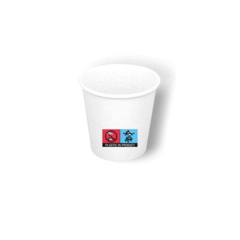 Bicchierino da caffè in cartoncino + PE Oasis Green conf. 50 pz 90 ml OAS-CUP90