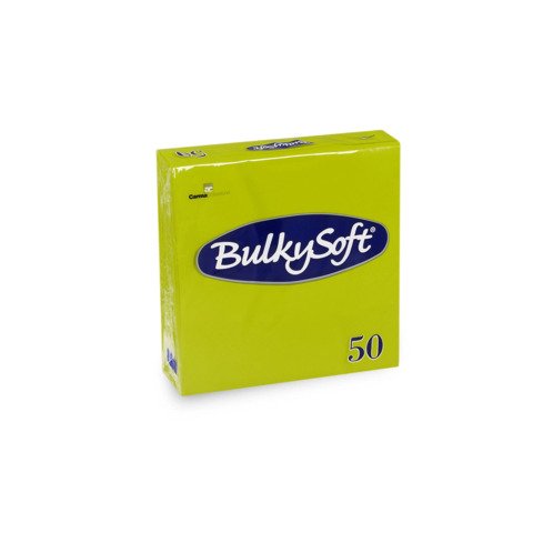Tovaglioli Bulkysoft Rainbow pura cellulosa 33×33 cm 2 veli conf. 24×50 pz kiwi – 32241