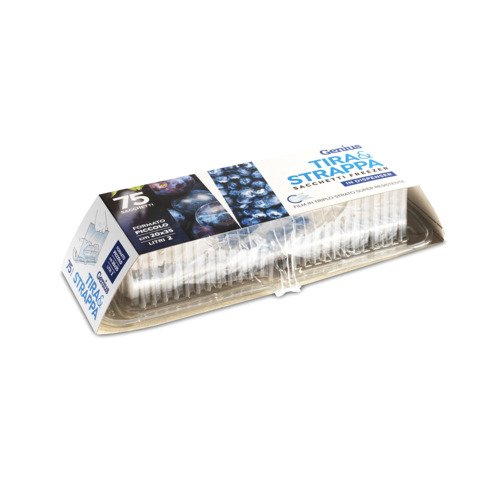 Dispenser sacchi frigo in rotolo Genius Peter Pan Plast Tira e Strappa conf. 75 pz 20×35 cm – GENTS20