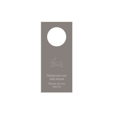 Cartellini per porta ”Don’t disturb” Ristocart in carta usomano conf. 250 pz 20×7 cm – DNT001250