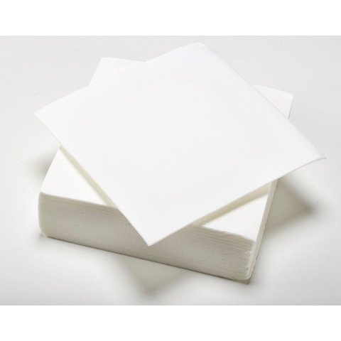 Tovaglioli microgoffrati Tavola Viva 38×38 cm 2 veli conf. 40 pz bianco 61828