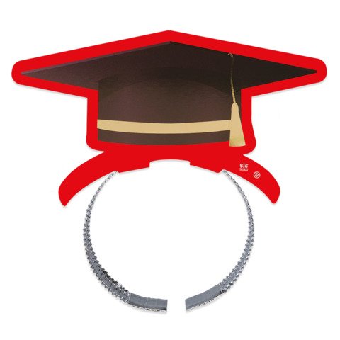 Frontini in carta a tema Laurea Big Party conf. 4 pz 75267