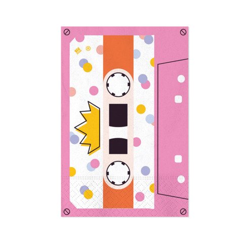 Tovaglioli a tema Music Party Big Party conf. 16 pz 33×33 cm 76564