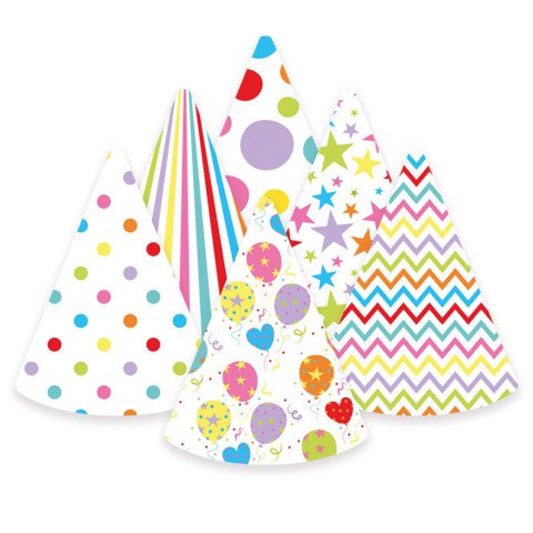 Cappellini Trendy per festa Big Party conf. 6 pz 70418