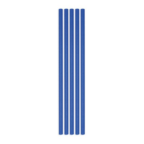 Cannucce in carta Ecolor Ø 0,5 cm blu – conf. 50 pz – 74044
