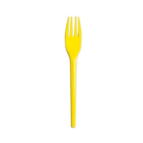 Forchette Ecolor gialle conf. 20 pz 16 cm 76391
