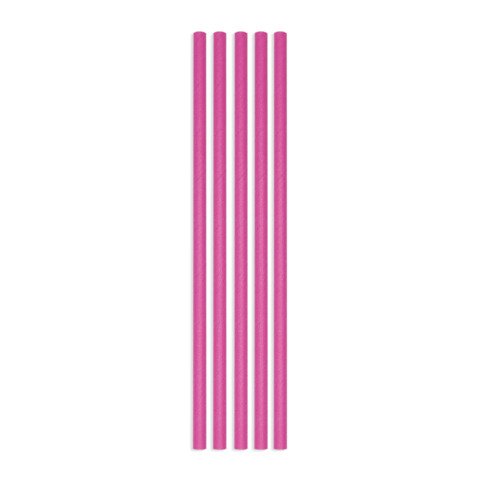 Cannucce in carta Ecolor Ø 0,5 cm fucsia – conf. 50 pz – 74038