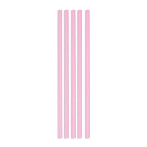 Cannucce in carta Ecolor Ø 0,5 cm rosa – conf. 50 pz – 74032