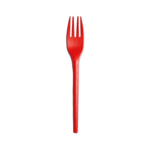 Forchette Ecolor 16 cm rosso – conf. 20 pz – 76387