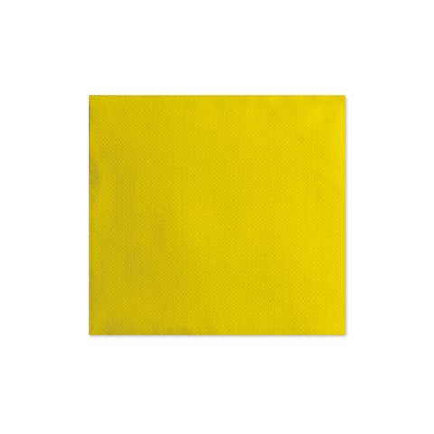 Tovaglioli in carta di pura cellulosa Ecolor 2 veli gialli conf. 50 pz 25×25 cm – 75080