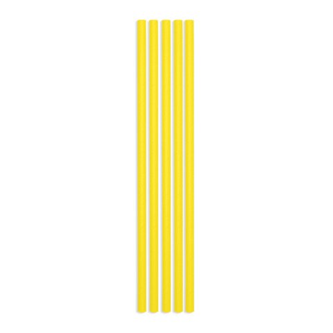 Cannucce in carta Ecolor Ø 0,5 cm giallo – conf. 50 pz – 74049