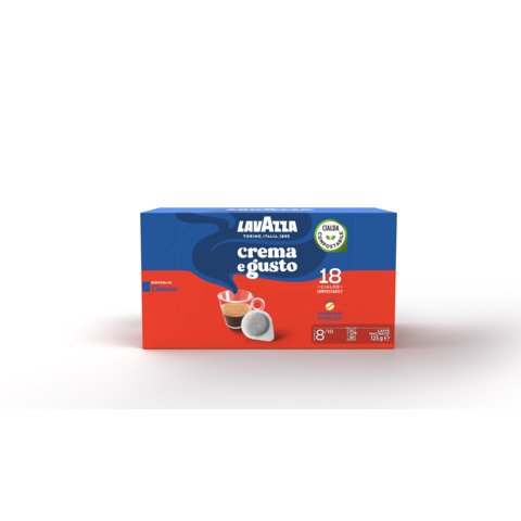 Caffe’ in cialda Lavazza Crema e Gusto Classico astuccio da 18 pz 3915