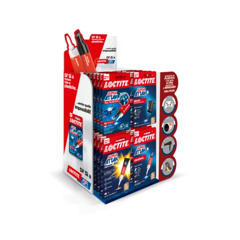 Espositore 36 colle Loctite Super Attak Mix – 3104695