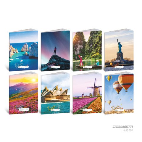 Maxi quaderno Blasetti Ti Ci Devo Portare HT A4 – 80 g/m² – 20+1 ff – 4M – conf. 10 pezzi – 9358