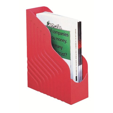 Portariviste King Mec Magazine Rack Jumbo – dorso 10 cm rosso 49111