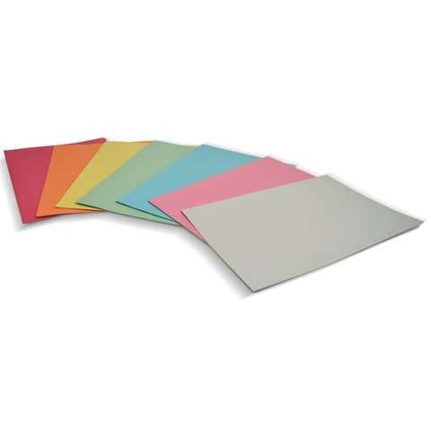 Cartelline a 3 lembi Pigna Eco 180 g/mq 24,5×33 cm senza stampa arancio