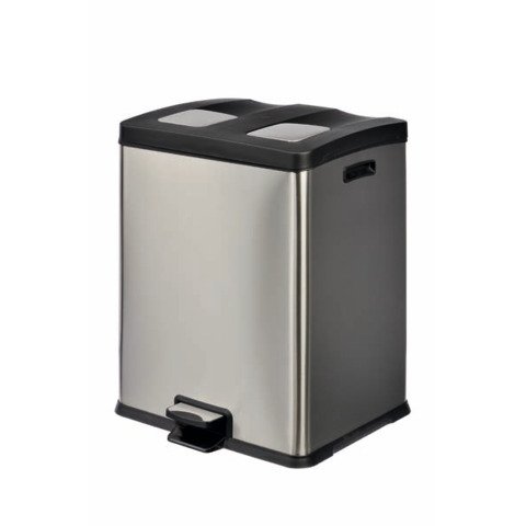 Pattumiera a pedale per la raccolta differenziata Medial Multiflux 3x15L 585x370x430mm – 106505