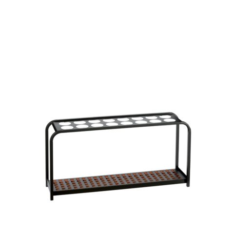 Portaombrelli Medial Multi a 16 posti in metallo nero 260x1002x520 mm – 714029