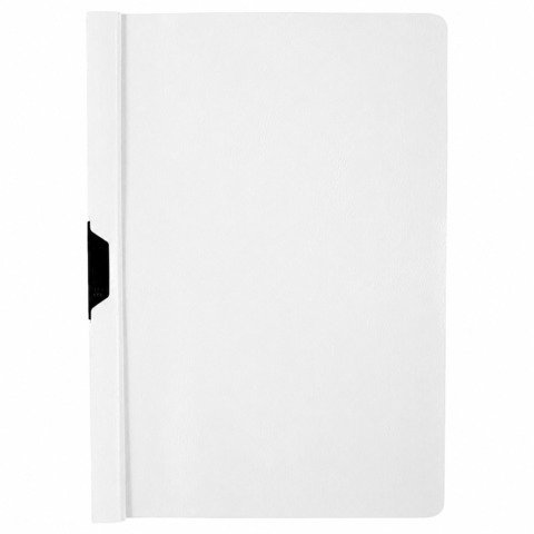 Cartellina con clip Donau A4 in PP bianco – 322022000