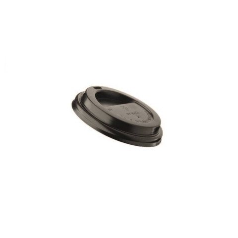 Tappi per bicchiere Leone take away in PS nero Ø 6,5 cm – 115 ml – conf. 1000 pz – H0740